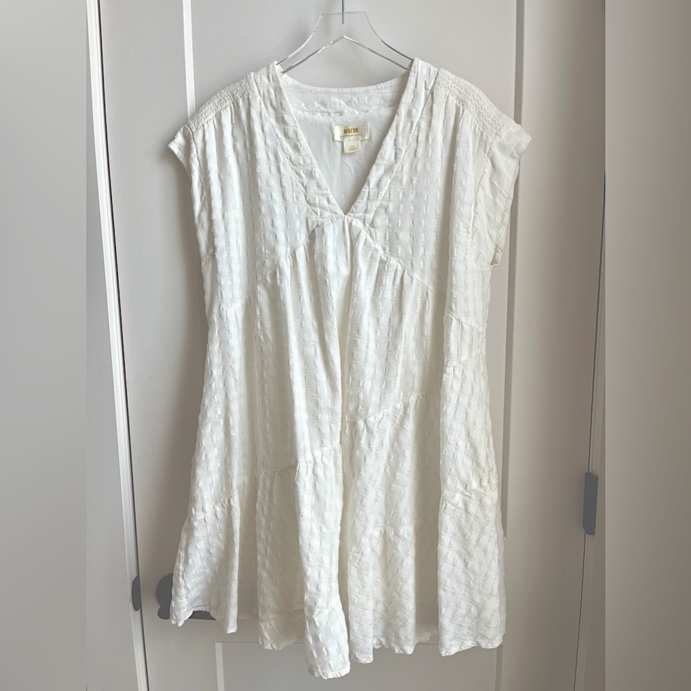 Anthropologie Maeve Juliet Tiered Tunic Dress